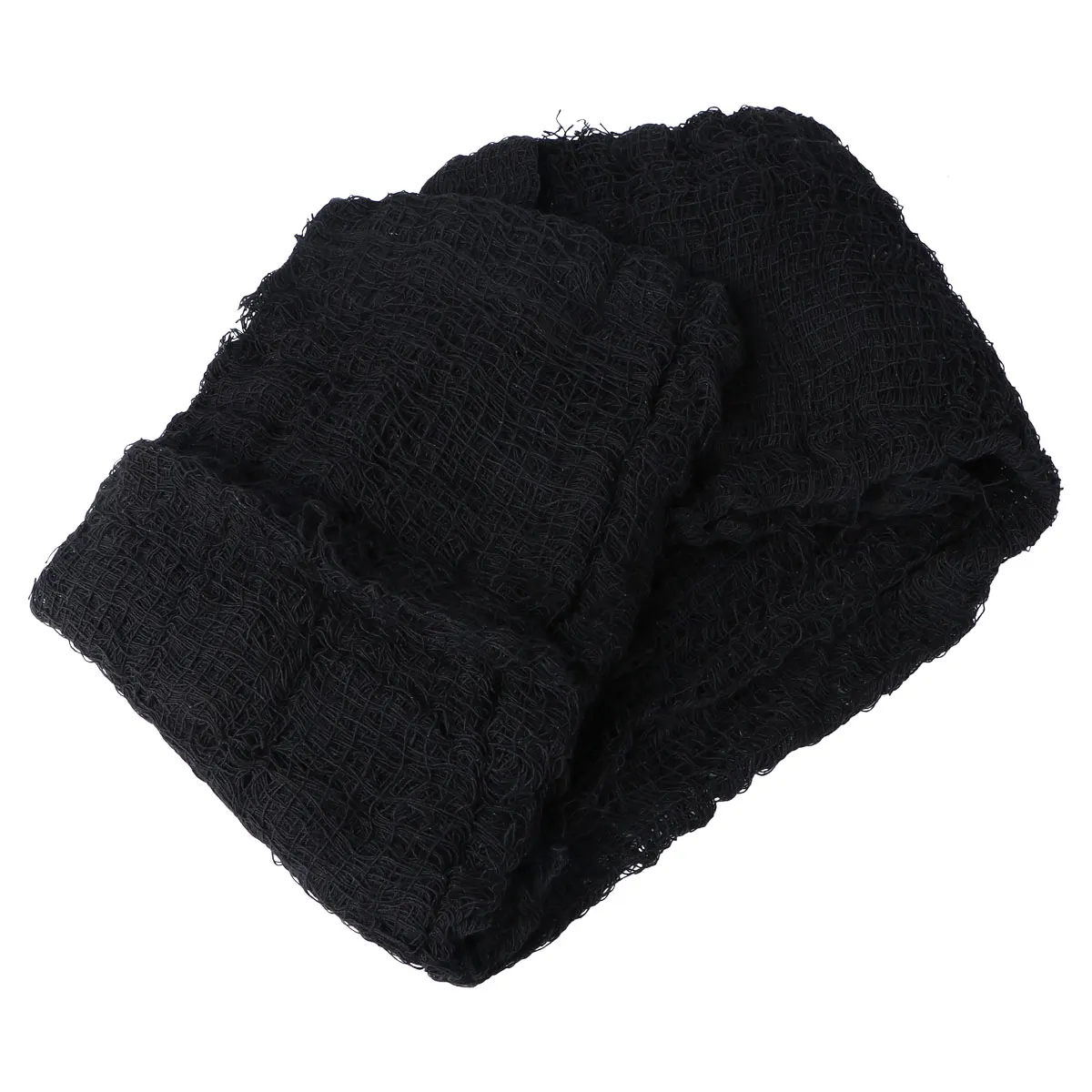 

Haunted House Decorative Gauze Black Scary Halloween Cloth Party Supplies Ghost House DIY Decoration Texture