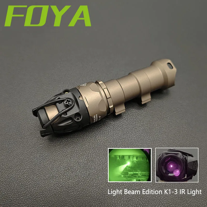 Tactical Metal Adjustable IR Scout Light KIJI K1 K1-3 Weapon Light IR 850nm Illumination Hunting KIJI K1 K0 IR/LED Flashlight