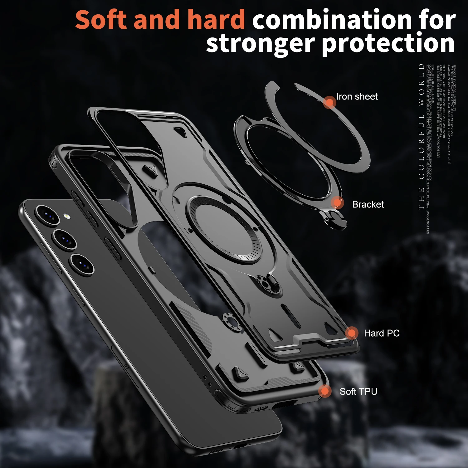 حافظة لهاتف Magsafe ثقيلة لهاتف سامسونج جالاكسي S25 FE A17 5G S22 S23 Ultra S24 Plus A56 A16 A36 A55 A35 A15 Xcover 7 Pro