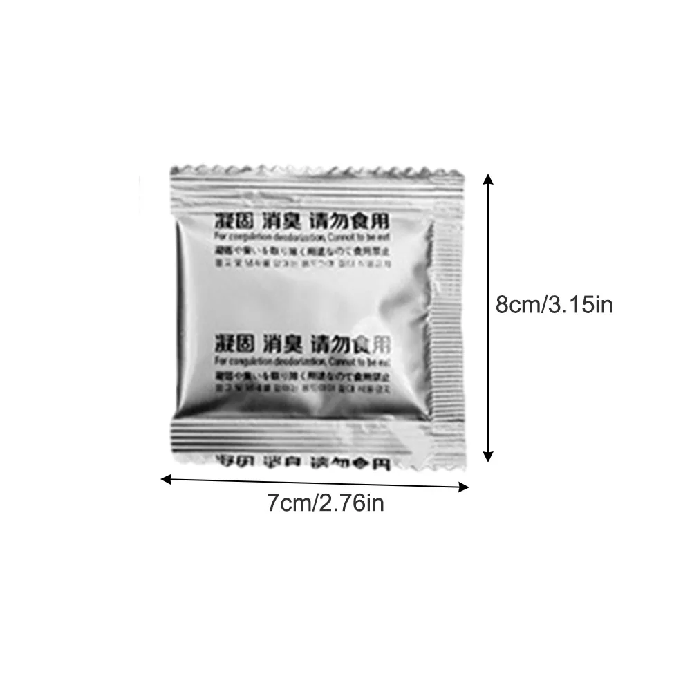 60-12PCS Camping Toilet Chemicals Liquid Waste Gelling Deodorizing Powder Eco Absorbent Gel for Camping Toilet for Portable Toil