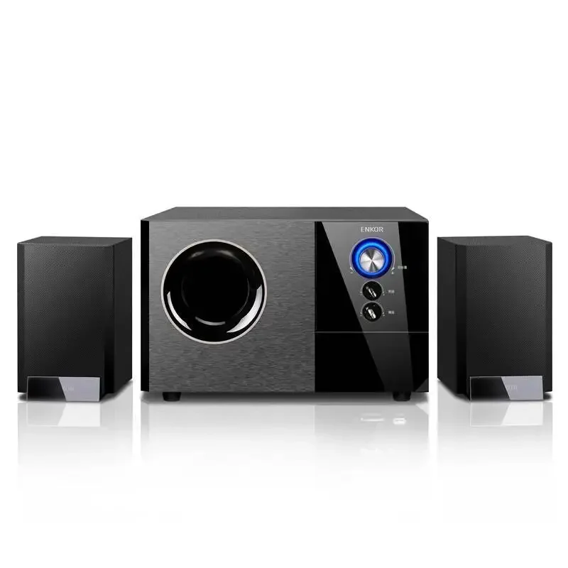 Super Power Wood Bluetooth Speaker Subspeaker 2.1 Sound Box Amplifier Home Theater Home Cinema 360 Sound System PC Audio Set