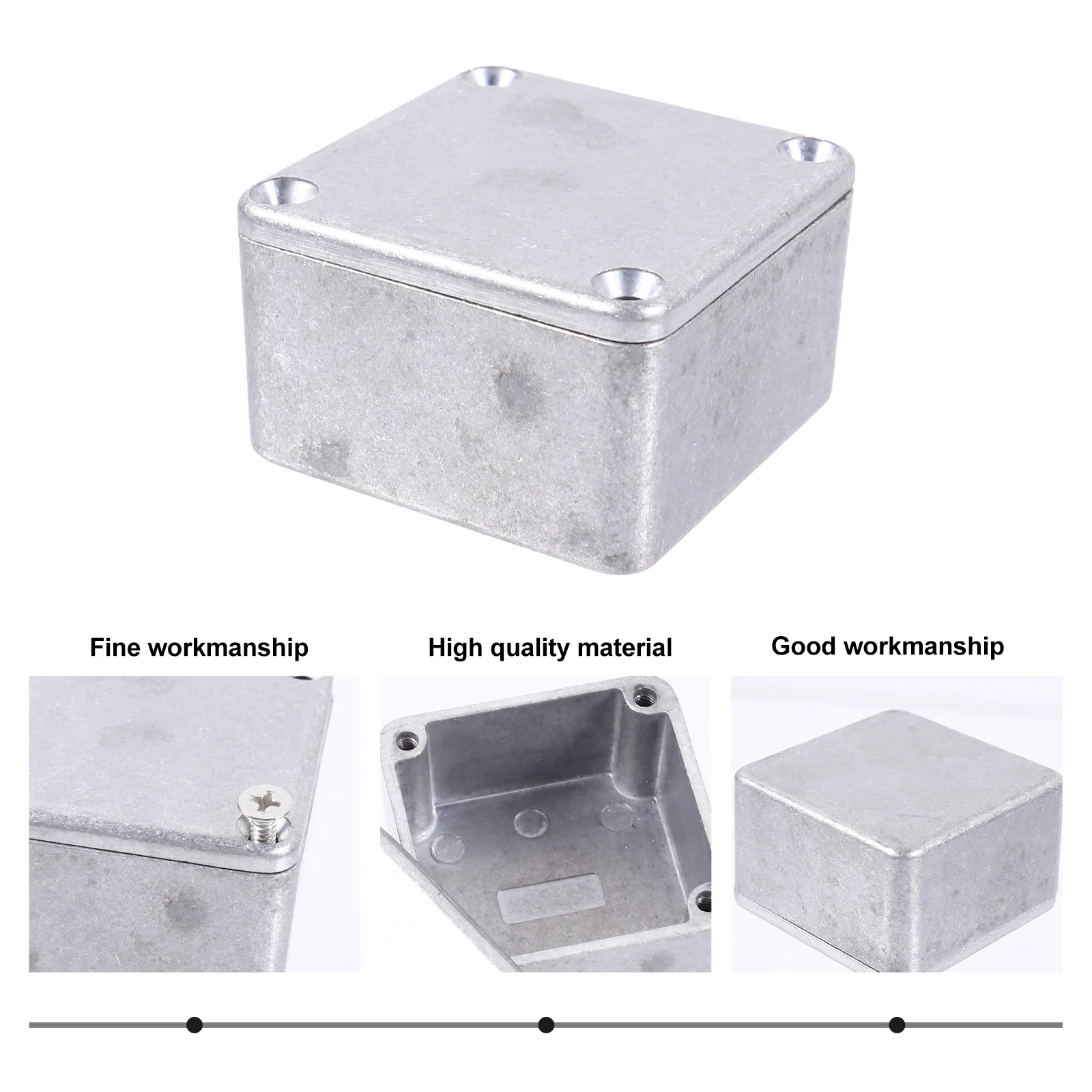 Effect Aluminum Box Polished Case Enclosure Guitar Rust-resistant Pedal Accessory for Worn Out