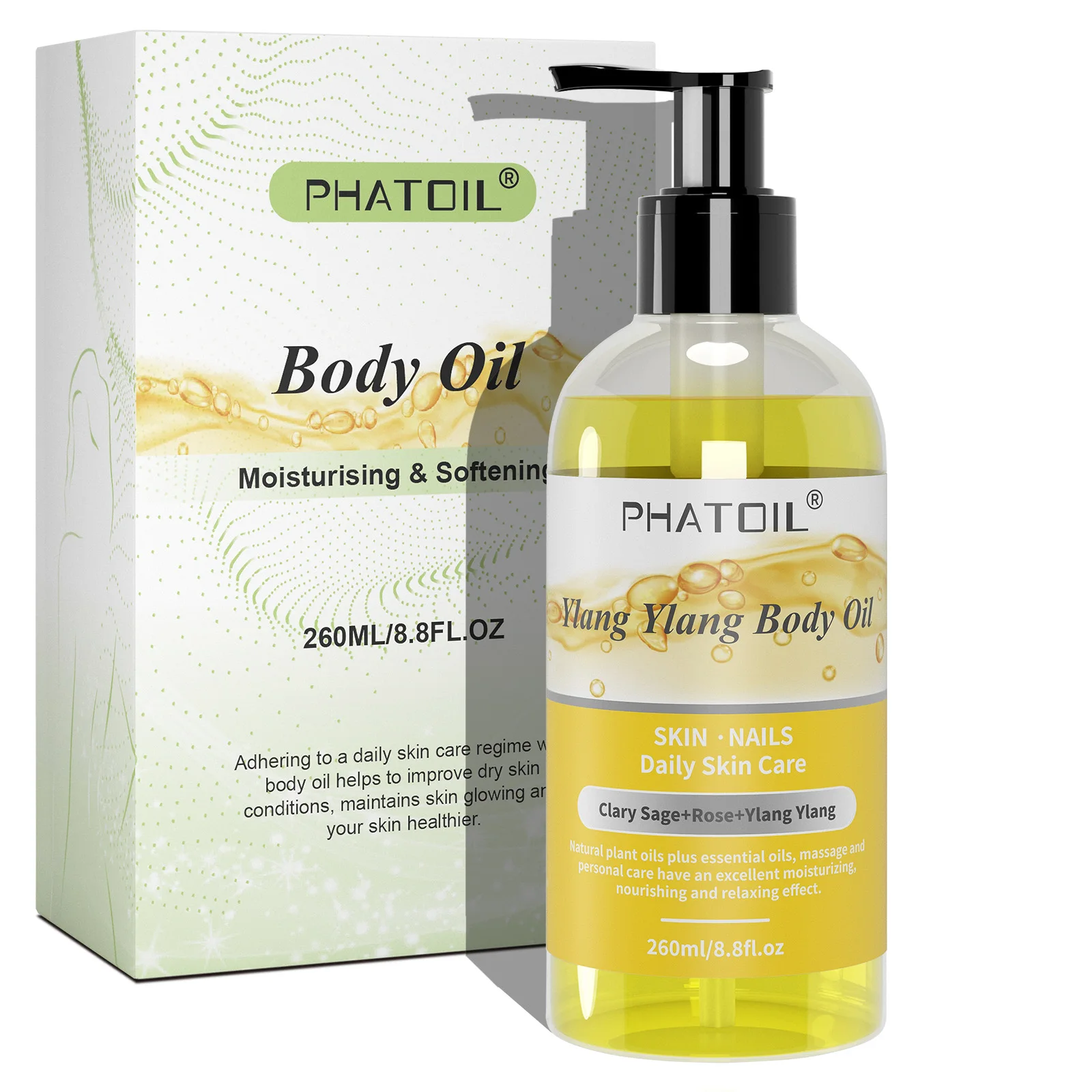 PHATOIL 260Ml Minyak Tubuh unt - Lavender Oil ulasan dan harga