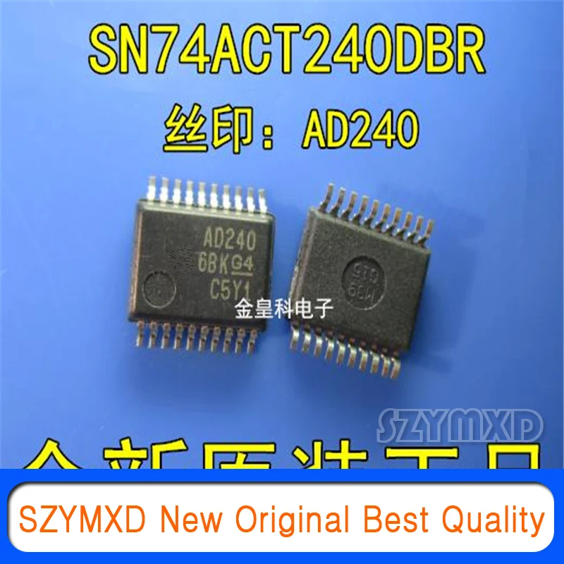 10Pcs/Lot New Original SN74ACT240DBR package SSOP-20 screen printing AD240 In Stock