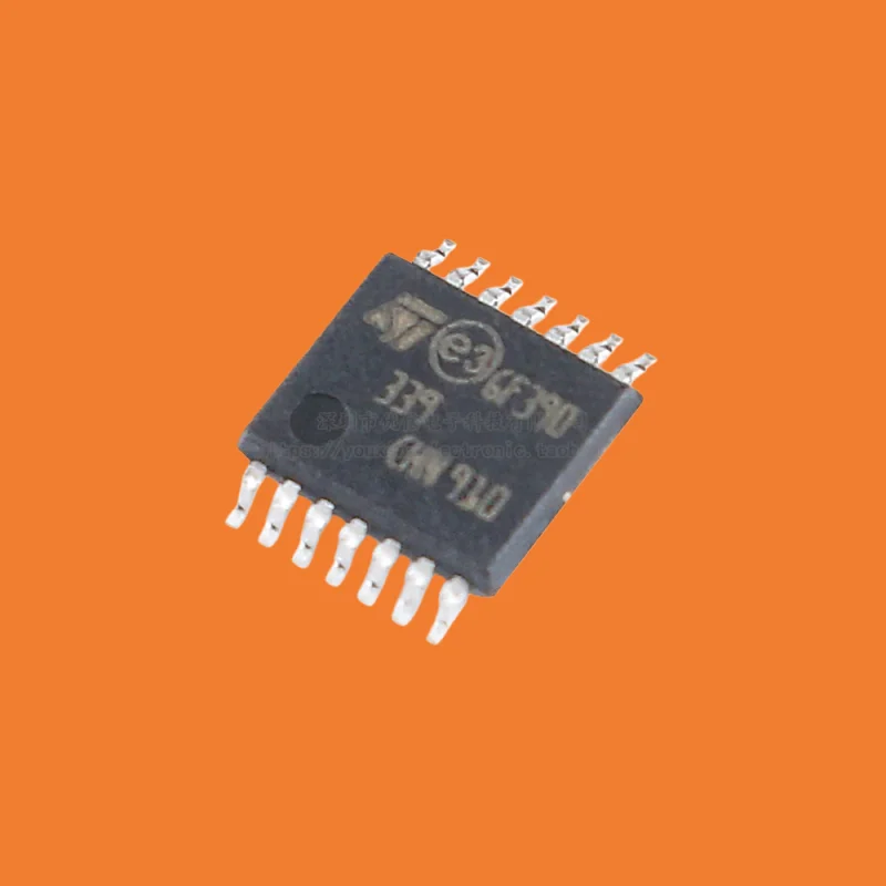 10pcs/Original genuine patch LM339PT TSSOP-14 four channel voltage comparator IC chip