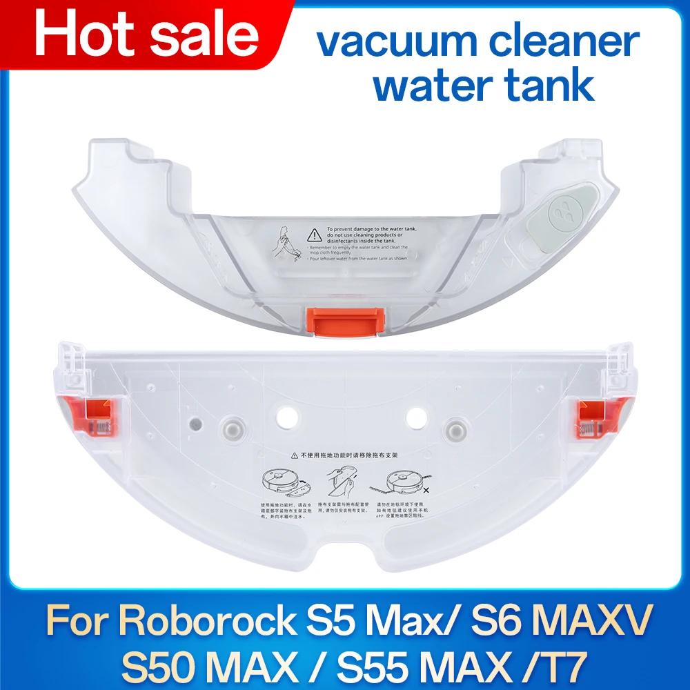 For Xiaomi Roborock S5Max S55Max S6MaxV S6 Pure Electric Control Water Tank Tray Robot Vacuum Cleaner Parts Replacement
