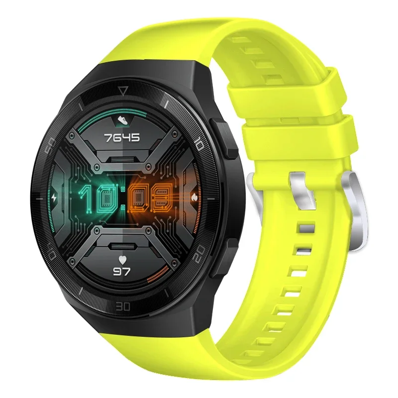 13 Farben Original Silikon band für Huawei GT2E 46mm Sport Ersatz Armband Gürtel für Huawei GT2E 22mm Correa Zubehör