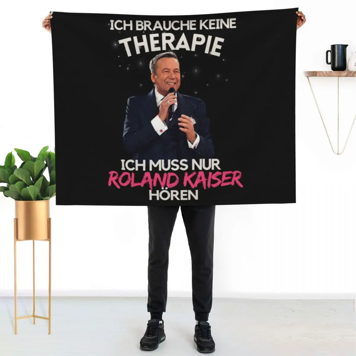 Roland Kaiser-roland kaiser festival- roland kaiser merch Throw Blanket Spring Fall Cozy Throw Blanket for Couch