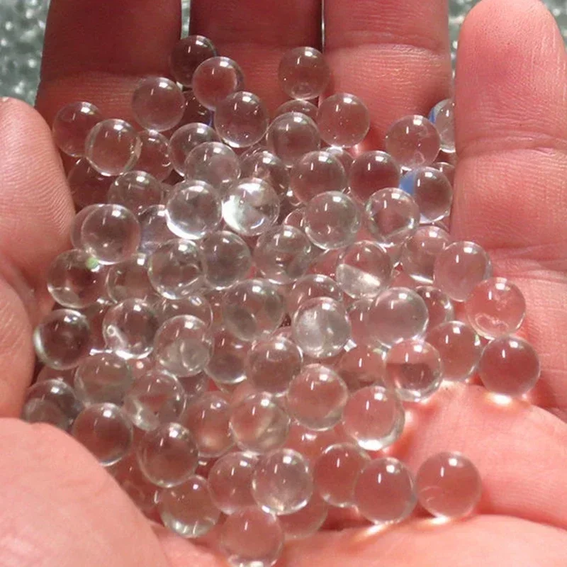 1000pcs/2000pcs different size OD 1mm to 8mm Glass Ball sand grind bead for Laboratory experiments