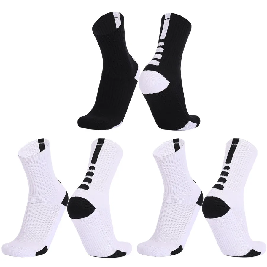

1/3pairs Men Women Cycling Tennis Non Slip Socks Towel Bottom Shockproof Socks