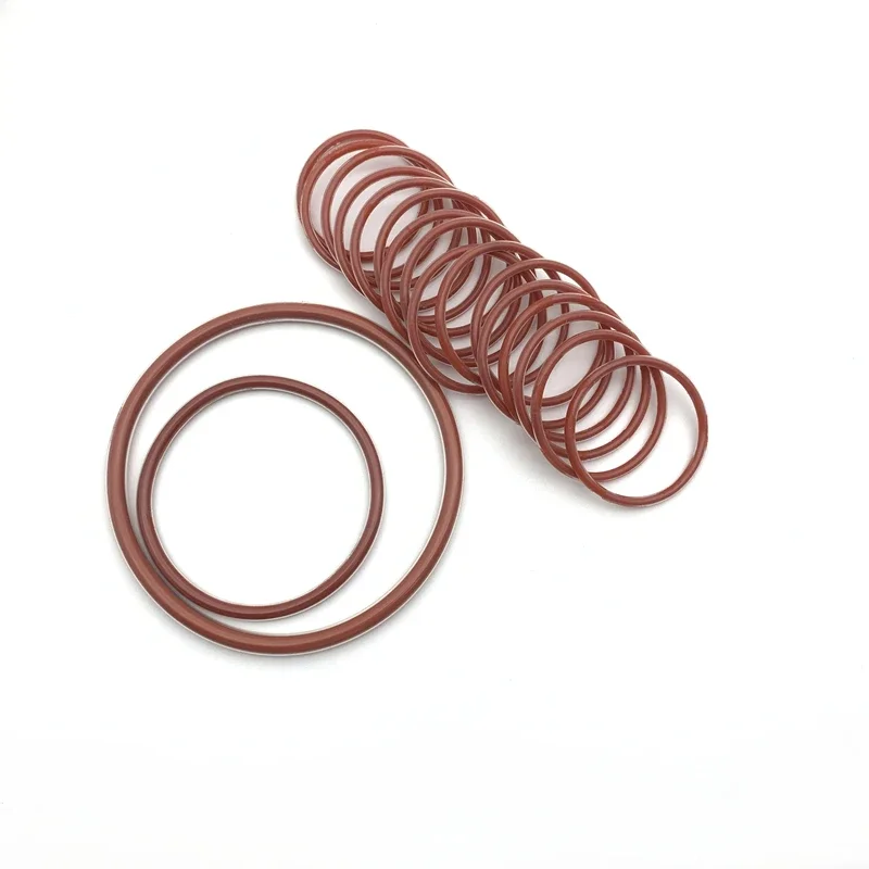 5PCS FEP O RING + MVQ IDXCS 22x3/37.5x3 Encapsulated O-ring Rubber Ring FEP + Silicone Sealing Gaskets