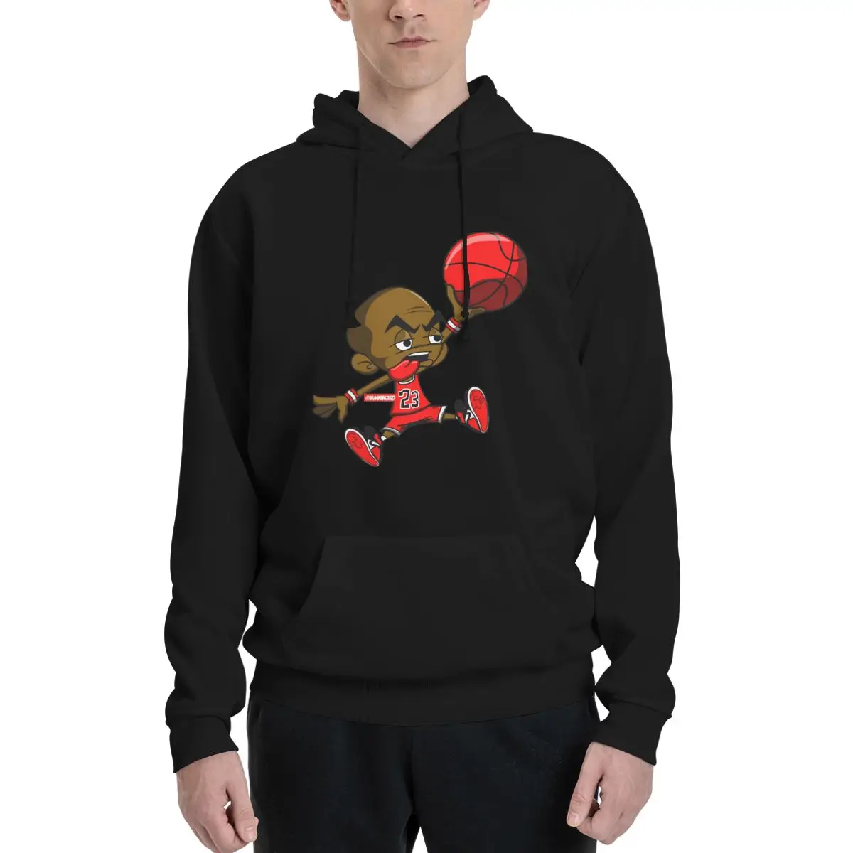 Flying Michaeler And Jordans Chicago 23 Stars Bulls Couples Plus Velvet Hooded Sweater Activity competition Beautiful pullover