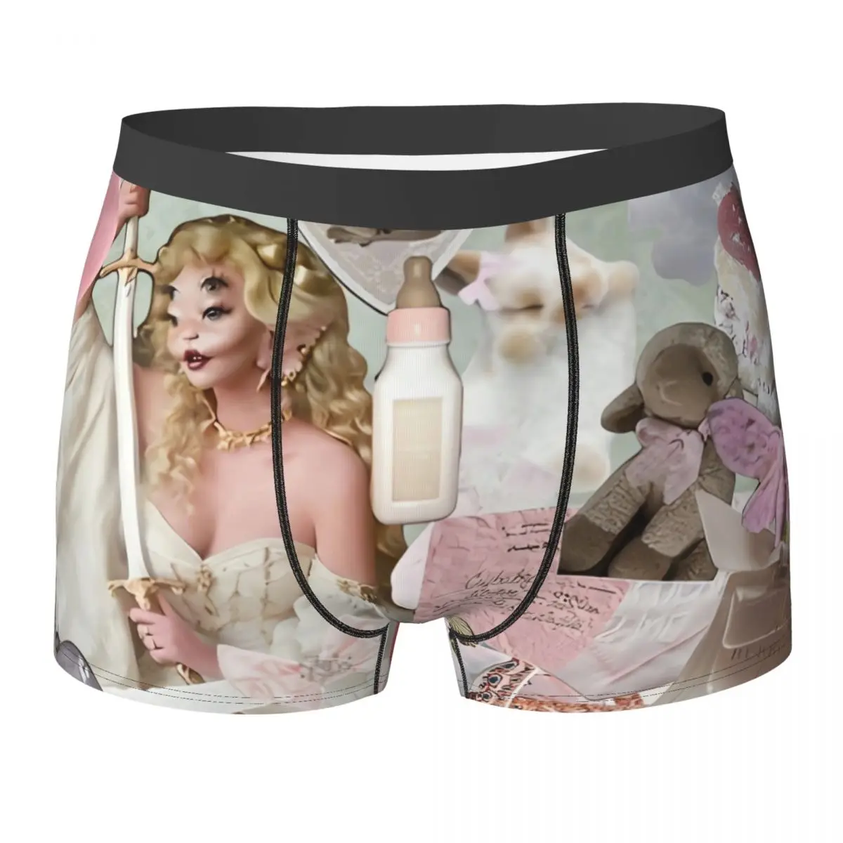 

Melanies Singer Cry Baby Underwear Martinez Music Album Plain Underpants Design Boxer Brief 3D Pouch Men Oversize Boxer Shorts
