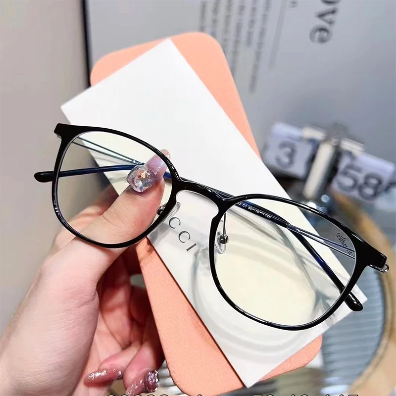 Ultra-light Glasses Frame Small Face Oval Ladies Glasses Frame Anti-blue Light Optical Prescription Women's Gasses Frame 30282