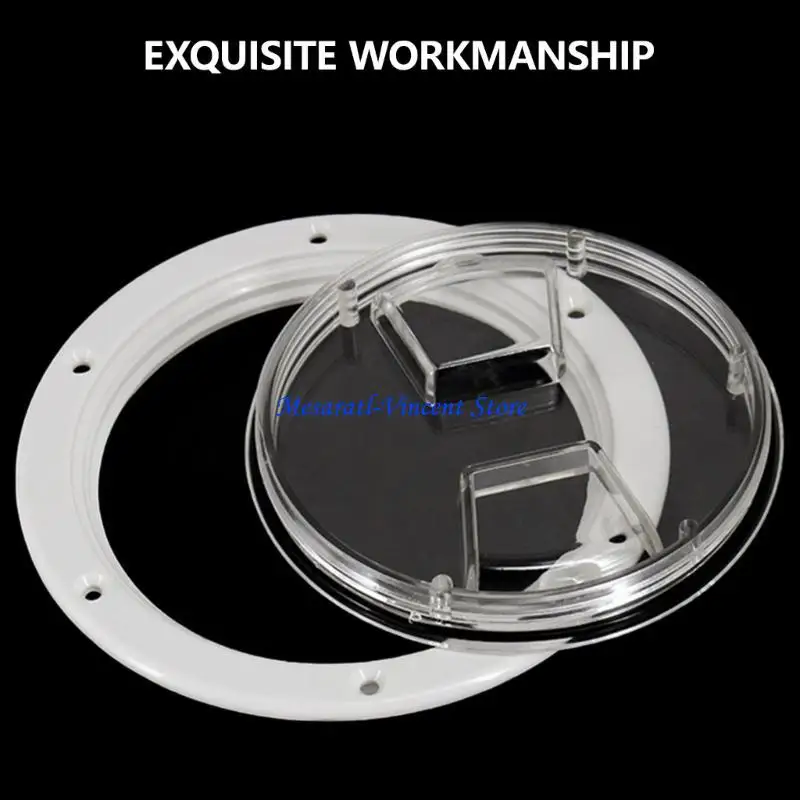 

A70F 4 "/6" круглая смотровая крышка Крышка палубы для яхты Морская палуба Крышка доступа для осмотра палубы Крышка палубы