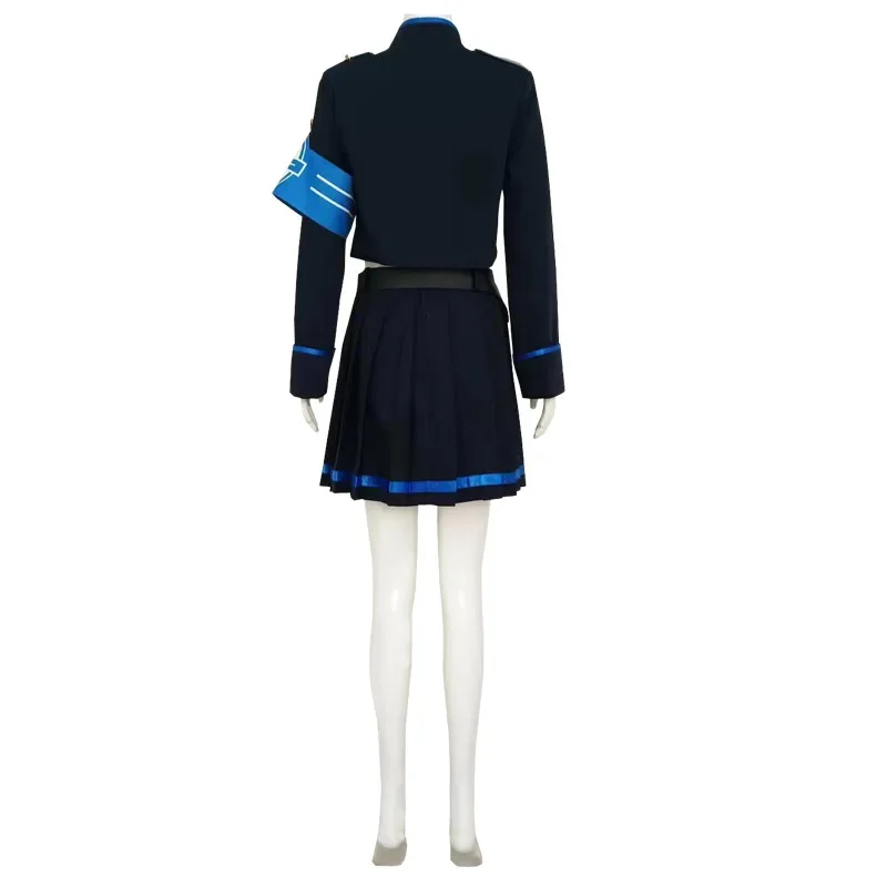 Blue Archive Railway Academy New Student Lovely Uniform Cosplay Costume Halloween Carnival Party Role Play With Hat