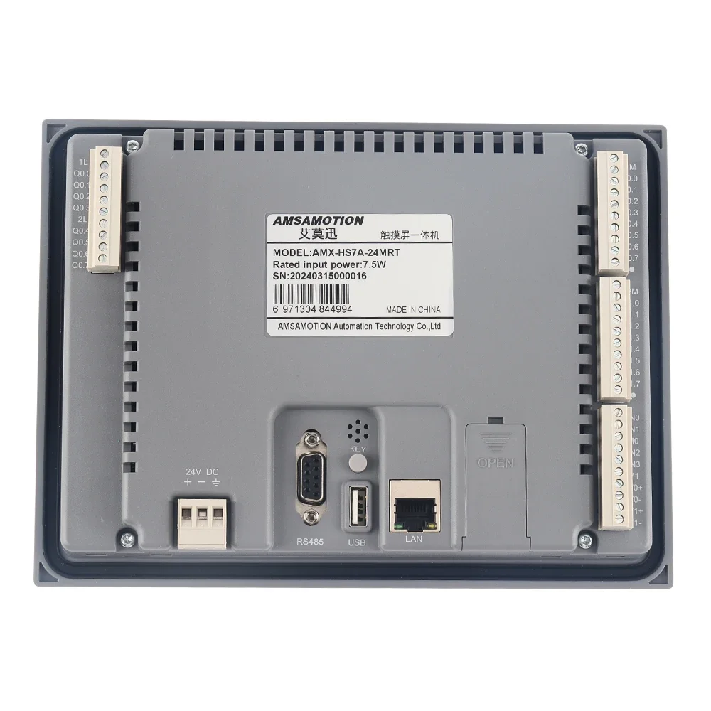 All-in-One Machine PLC+HMI 7inch 4.3inch compatible with Siemens controller CPU224/226 16DI 8DO 2PT100 4AI Ethernet Monitor CNC
