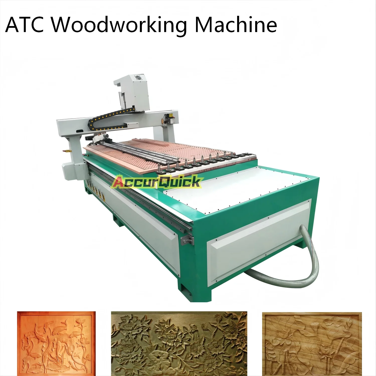 Syntec Controlled CNC Automatic Tool Changing CNC Router Heavy Duty Wooden CNC Engraver With CE Certification