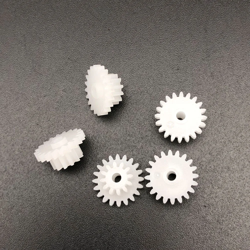 100x20122A 20122B 20T + 12T 0.5 معامل البلاستيك مزدوج التروس تخفيض ثنائي الطبقة 0.5 متر فتحة 1.95 مللي متر 2A 2.05 مللي متر 2B ضيق فضفاض #3