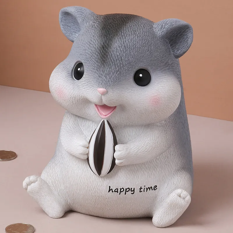 Kawaii Cartoon Money Boxes Children Gift Small Room Decor Save Space Modern Luxury Piggy Bank Design Skarbonka Home Decoration