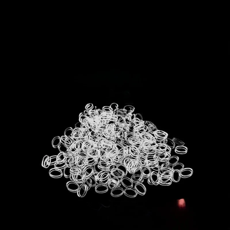  Small Transparent High Temperature Resistant Anti-Aging Elastic Band Large Particle Balloon Tie Clamp Bag Accessories