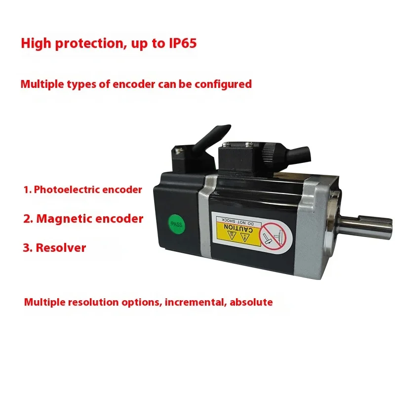 High-Performance 24V/48V Brushless DC Low-Voltage Servo Motor Multiple Encoders Waterproof Protection Supports Permanent Magnet