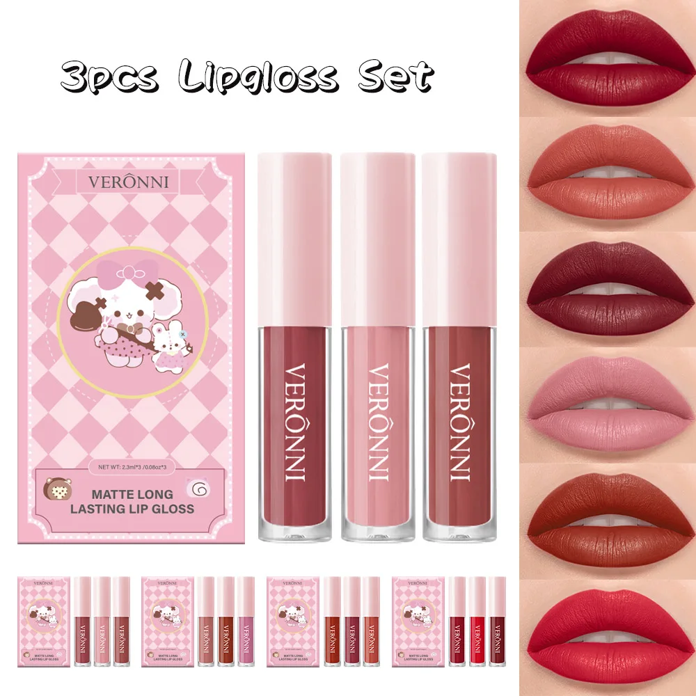 Aliexpress 3 Pieces/Set Mini Matte Lipstick, Waterproof,Non-fading, Non-stick Cup, Easy to apply,Lip Gloss,Women's Makeup,Beauty Cosmetics - Aliexpress Deal