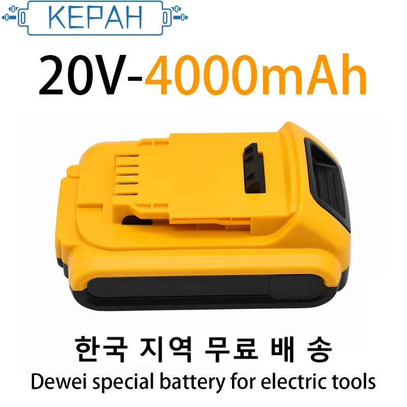 20V 2000/4000mAh DCB200 Li-ion Rechargeable Power Tool Battery for Dewalt DCB203 DCB181 DCB180 DCB200 DCB201 DCB201-2 L50