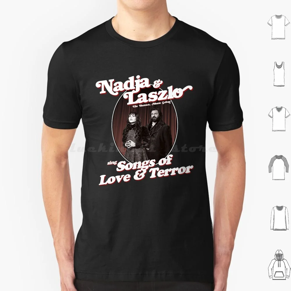Camiseta Nadja & Laszlo Sing Songs Of Love And Terror de algodão para homens e mulheres, estampa DIY, o que fazemos nas sombras, comédia, terror, novo