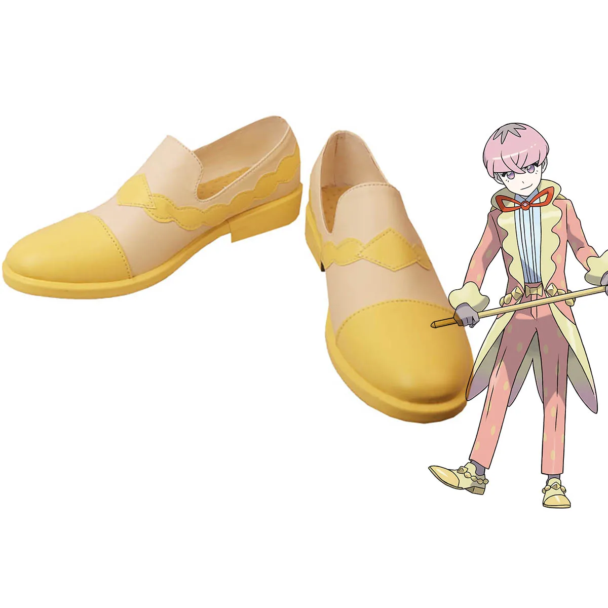 chaussures-de-cosplay-ortega-ecarlate-et-en-verre-bottes-jaunes-sur-mesure-n'importe-quelle-taille-unisexe