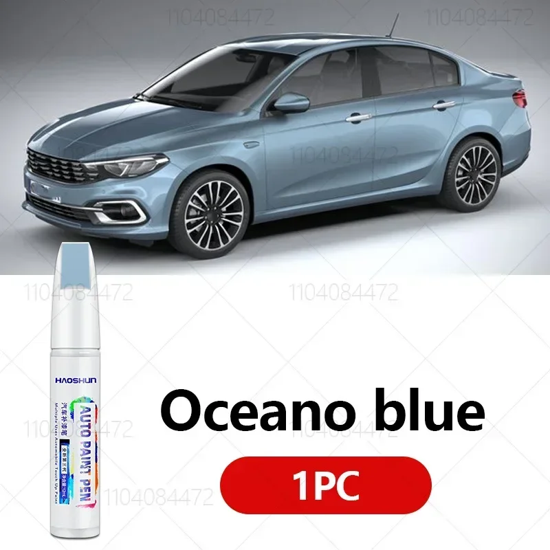 Verf Reparatie Pen Touch Up Scratch Remover DIY Auto Accessoires Zwart Wit Groen Zilver Oranje Blauw Voor FIAT TIPO 2015-2024 356