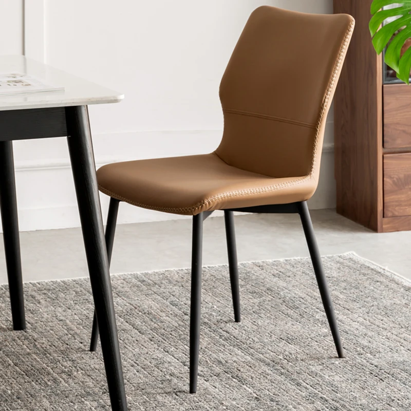 Minimalist Modern Design Chair Coffee Nordic Metal Chair Dining Vanity Ergonomic Relaxing Chaises Salle Manger Home Furniture