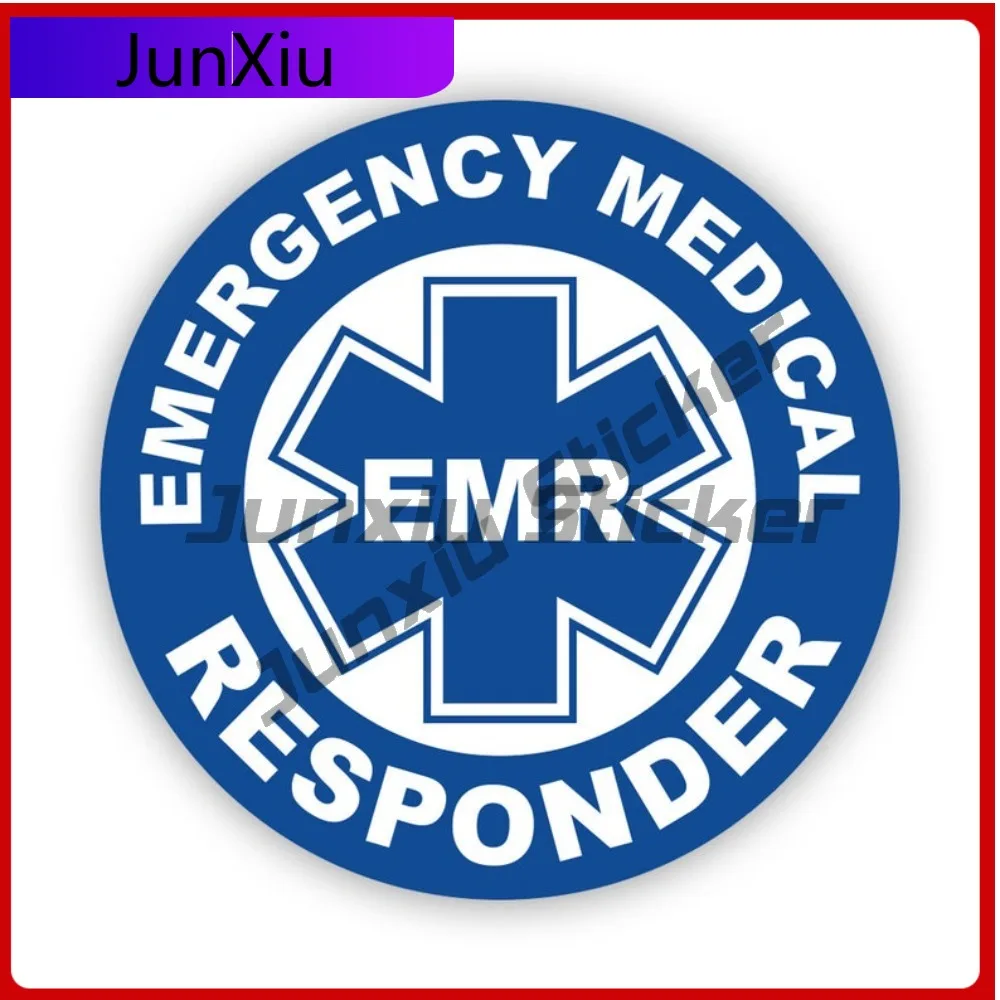 

Emergency Medical Responder Sun Resistant Fade Resistant Cartoon For Car Window Car Body Motorcycle Self Adhesive Easy To