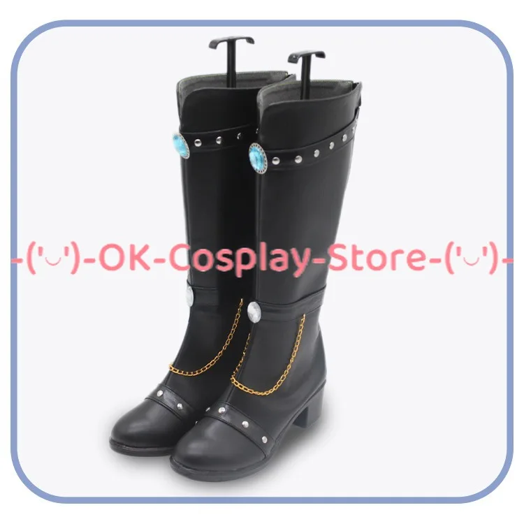 Game Ensemble Stars Sakuma Rei Ogami Koga Cosplay Shoes Halloween Carnival Boots Cosplay Prop Anime PU Leather Shoes Custom Made