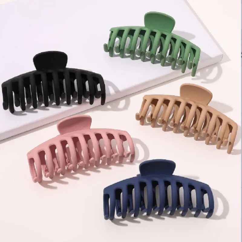 5pcs Large Bath Hair Grab Clip Hair Clip Female Makeup Clip Headdress Korea Large Size Top Clip