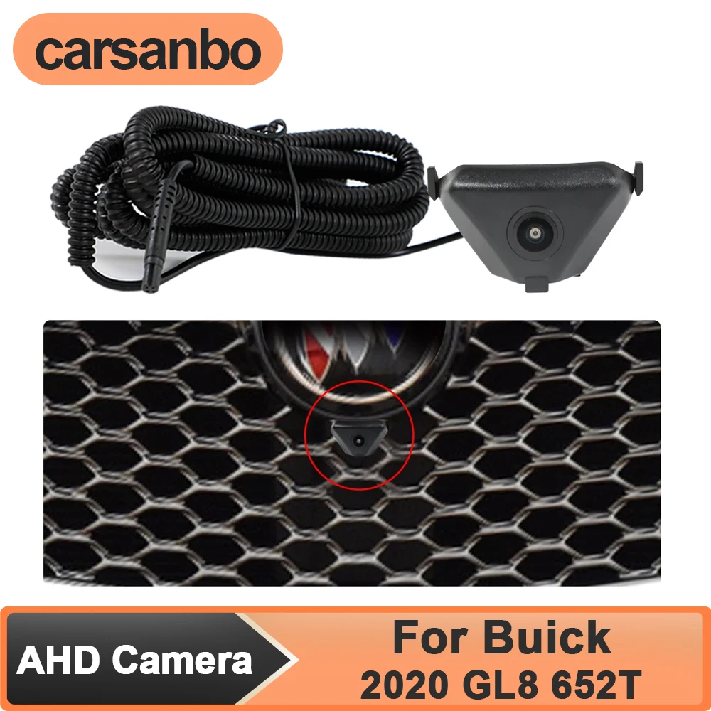 

Carsanbo 150° AHD 1080P Car Front View Camera for Buick 2020 GL8 652T Night Vision Fisheye Waterproof Parking Monitoring System