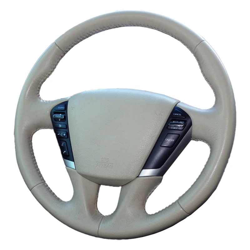 

Чехол на руль автомобиля для Nissan Teana 2008-2012 Murano 2009-2014 Quest 2011-2017, индивидуальная пленка на руль из микрофибры