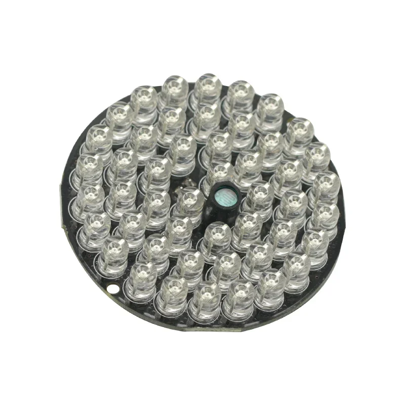 48pcs 850nm LED Illuminator IR Infrared Night Vision Light Lamp For CCTV Camera Arduino Board Module