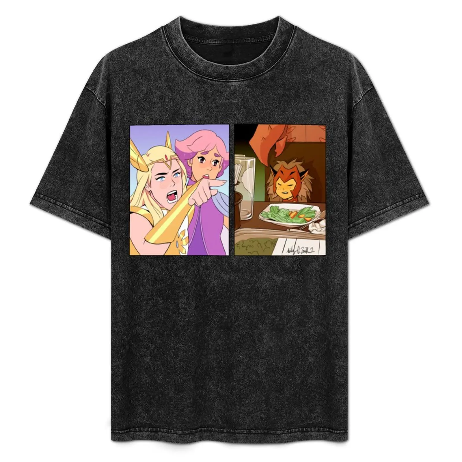 

She-Ra Yelling T-Shirt Regular Fit Plain Tee Shirt