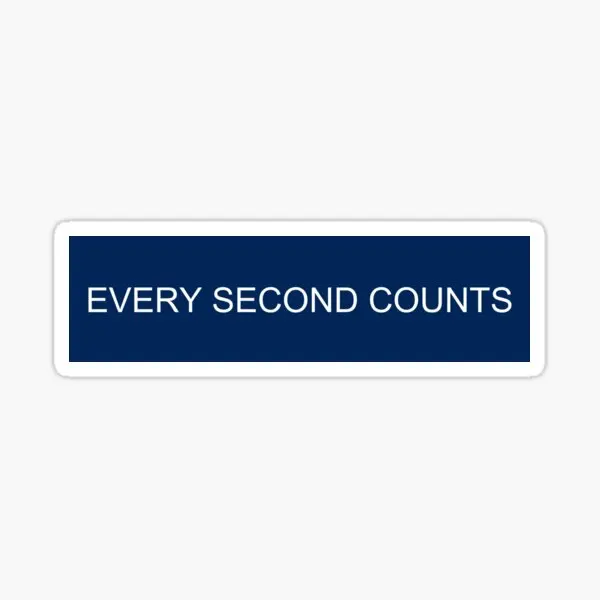 

Every Second Counts The Bear 5PCS Stickers for Print Decorations Wall Laptop Decor Home Art Bumper Background Car Anime