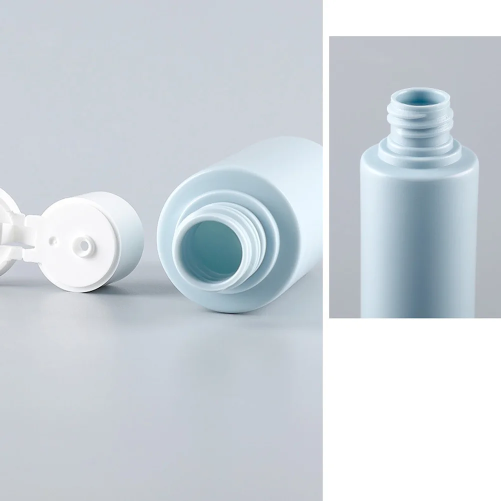 4pcs 50Ml Squeeze Bottle Set Clamshell Design Travel Bottles For Essential Oils Cosmetics Dispenser Container Empty Portable