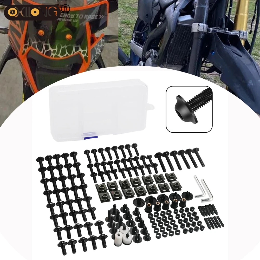 

For HONDA CBR600RR CBR600 RR CBR1000RR CBR 1000RR CBR650F Universal Motorcycle Complete Fairing Bolts Kit Screws Nuts