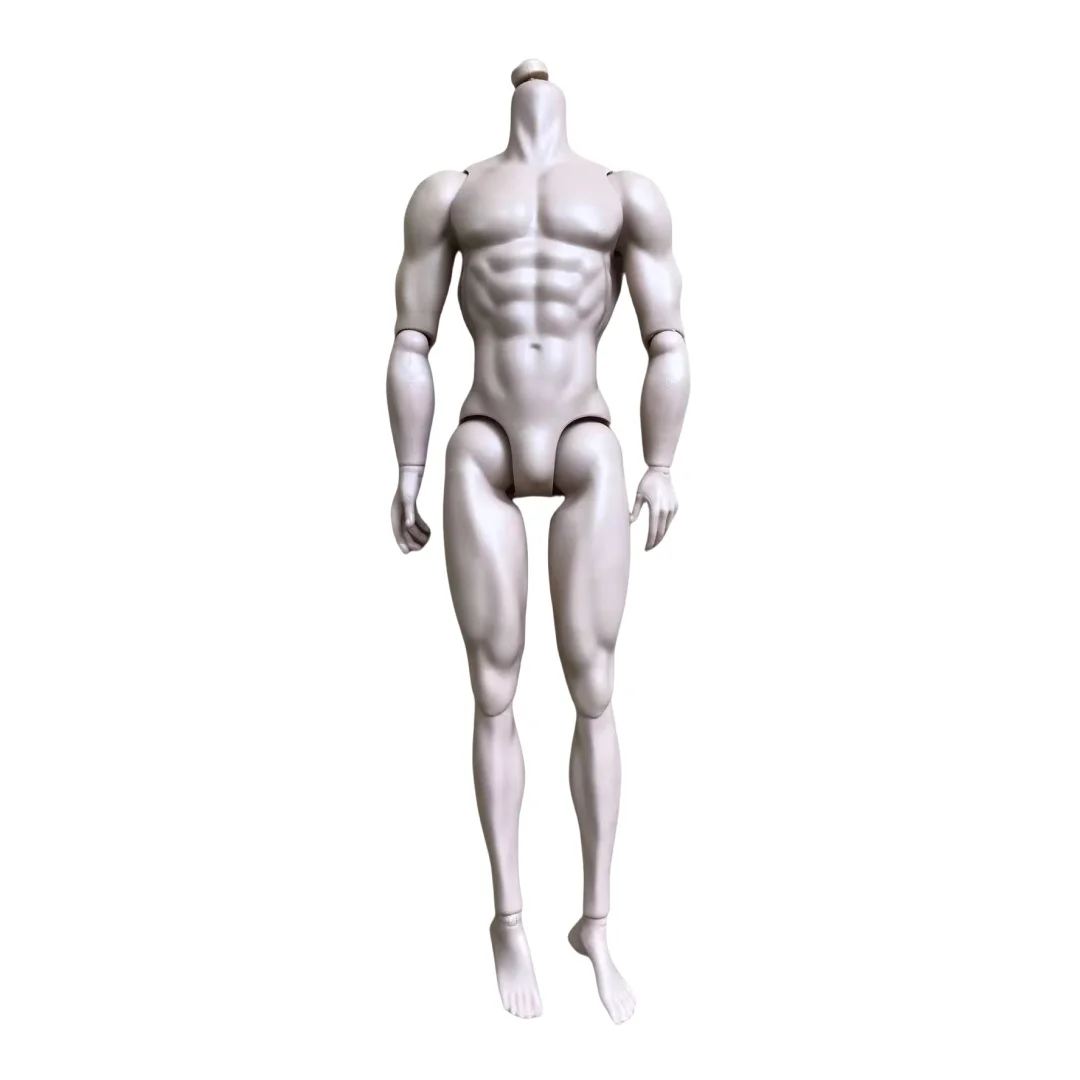 Músculo masculino boneca corpo figura super branco rosa bege café cor 1/6 soldados boneca brinquedo corpo 32cm figuras de brinquedo coletivo