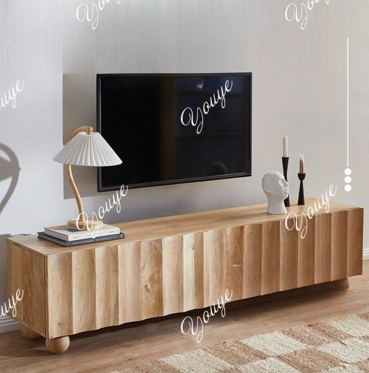 

Американский средневековый шкаф для телевизора из цельного дерева, современная простая гостиная, бытовая маленькая квартира, дизайнерский шкаф для хранения