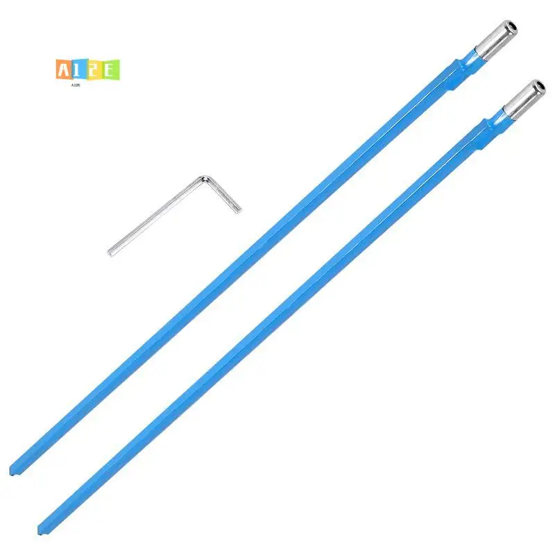 A12E-2Pcs Two Way Rod Type Guitar Truss Rod Steel 9 X 420Mm Blue Guitar Accessories
