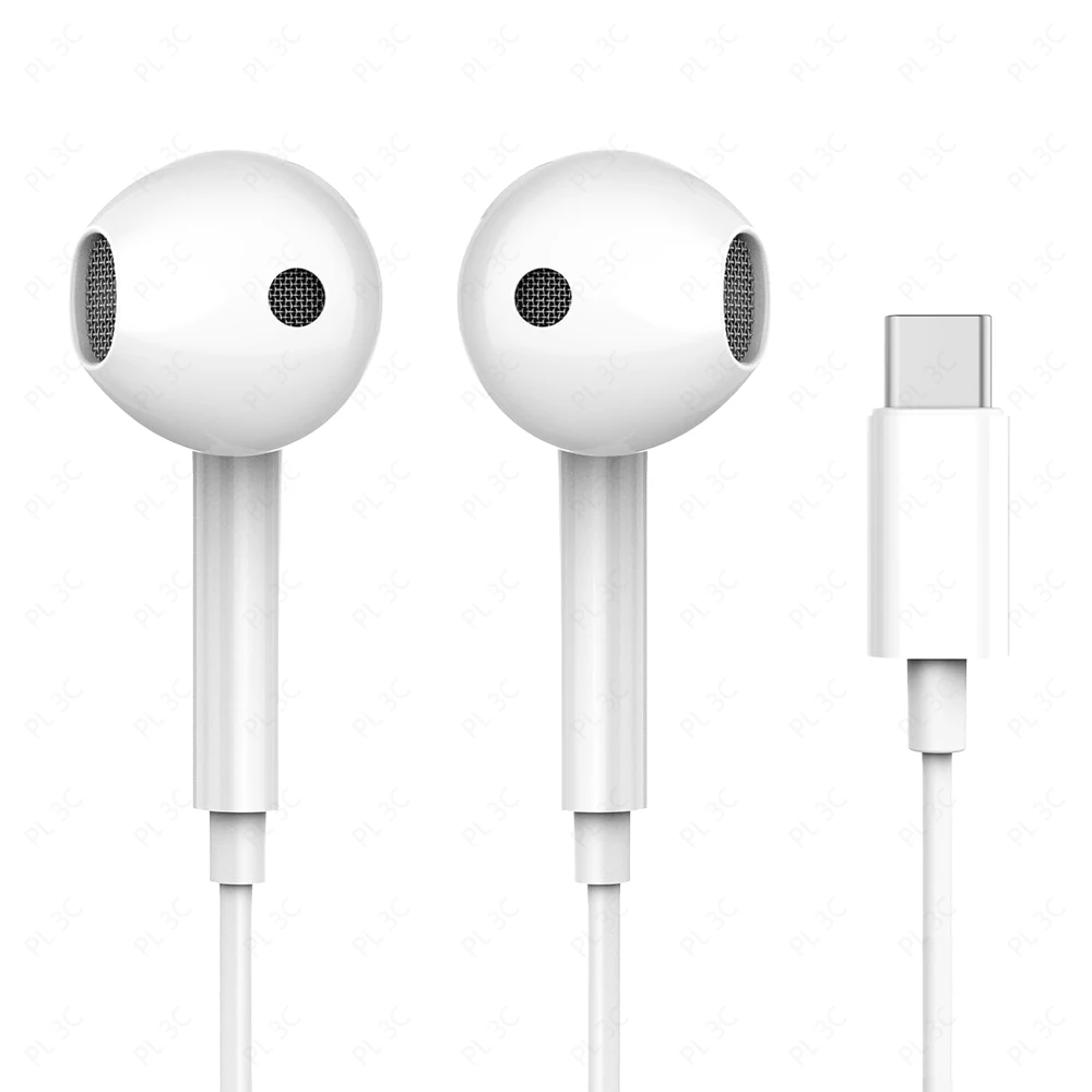 Original Wired Headphones For Apple iPhone 17 16 15 Pro Max Type c Earphones For Samsung Xiaomi With Microphone USB C Earbuds