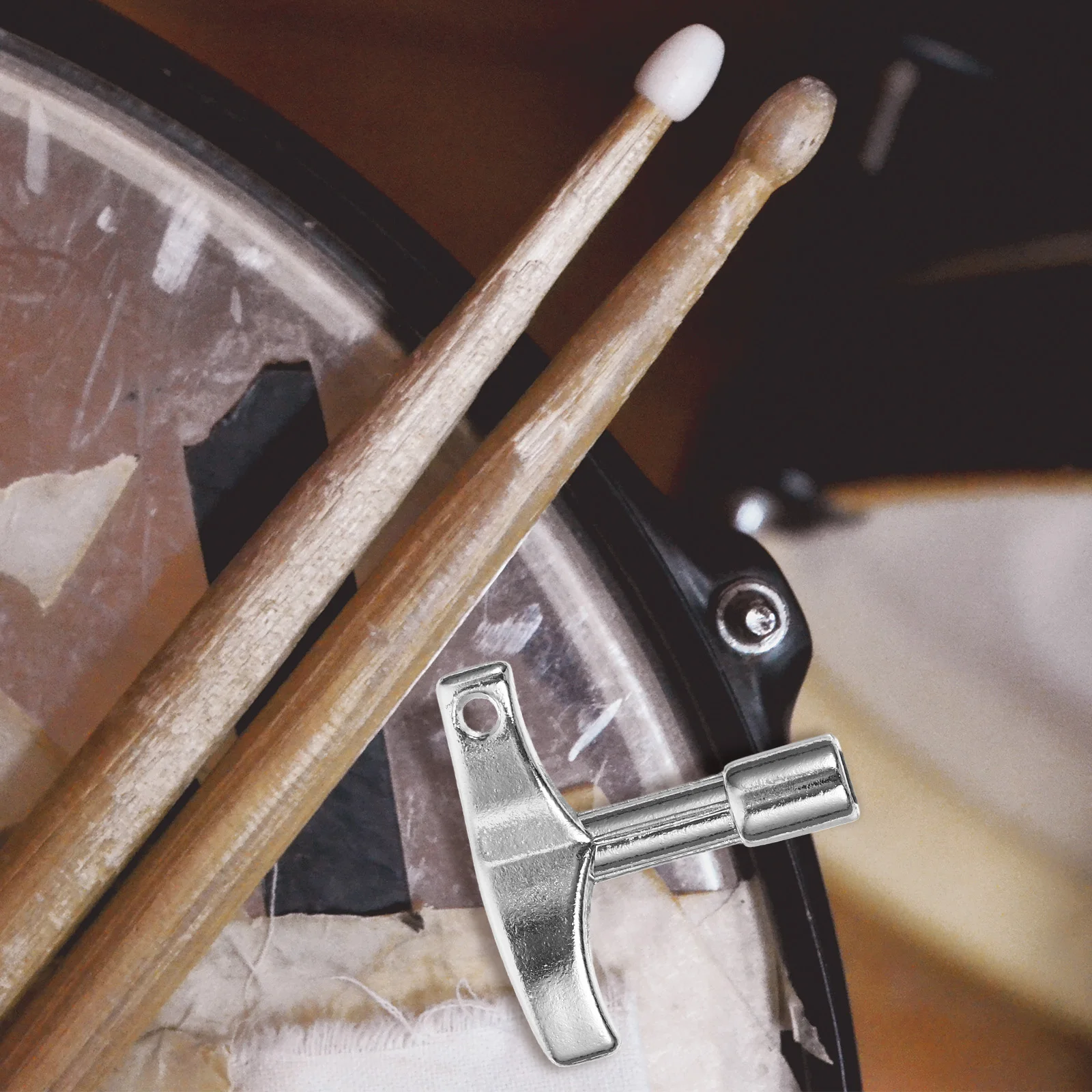 

2 Pcs Drum Keys for Tuning Drums Tuner Mallets Accessories Percussion Wrench Tool