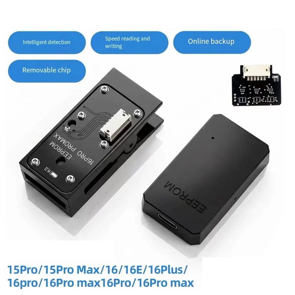 High Performance Read/Write Charging IC EEProm Programmer Without Separating Board for 15pro 15promax 16/Plus 16pro/Max