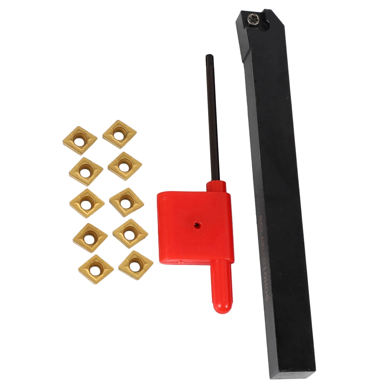 [T28C] 12 Machine Tool Cnc Tool Bar Accessories Sclcr1010H06 Lathe Tool Holder Ccmt0602 Blade Set