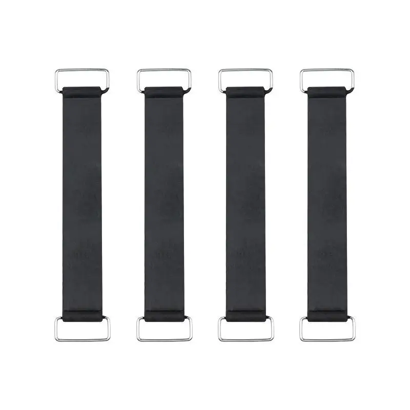 New 2/4 Pack Of Motorcycle Rubber Battery Retaining Straps, Suitable For All Motorcycles, Tricycles, And Scooters